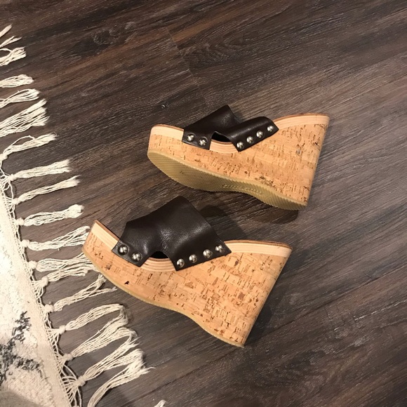 Cork Miu Miu Wedge Sandal - Picture 2 of 8
